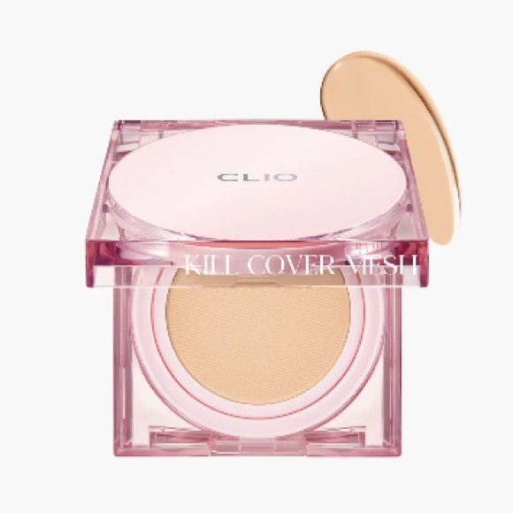 CLIO] Kill Cover Mesh Glow Cushion Set (+Refill) - Picture 4 of 7